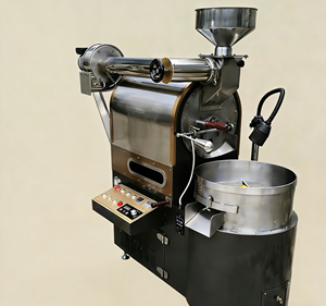 Torréfacteur à <span class=keywords><strong>café</strong></span> en acier inoxydable hautement automatisé à température contrôlée électrique/gaz pour <span class=keywords><strong>boulangerie</strong></span> - Product Image 1