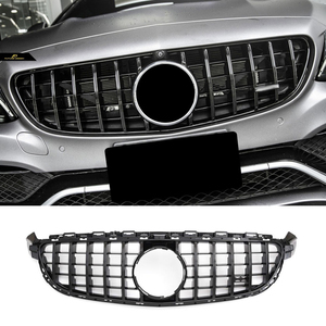 Grille de style C63 AMG 15-18 en noir brillant/argenté W205 C63 - Product Image 4