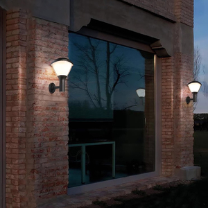 Lámpara de pared para exteriores, luz de patio con Sensor para valla, cubierta, Patio, jardín, puerta, decoración de pared, Villa - Product Image 3