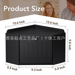 Bread Storage Box Rectangle Wooden Lid With Handle For <b>Kitchen</b> Countertop Storage - Product Image 4