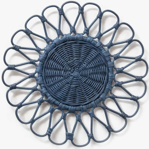 Mantel individual de ratán Natural tejido a mano vietnamita, posavasos estilo jacinto de agua, alfombrilla de aislamiento térmico impermeable antideslizante, mimbre - Product Image 3