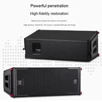 Haut-parleurs audio carrés de 10 pouces de Performance extérieure à distance haute puissance de scène professionnelle 8 paires 12 ensembles pour l'éclairage vidéo