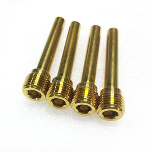 Pin de almohadilla de pinza de titanio negro de suministro de fábrica, pasador de pistón de freno Gr5 M5 de alta resistencia para motocicletas de carreras - Product Image 2