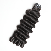 Nouveaux arrivages Fumi Bouncy Curly 100% cheveux humains, mèches doubles, cheveux vierges non traités, cuticules alignées