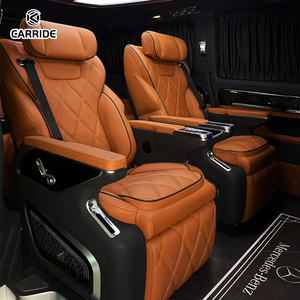 Asiento de Aviación Eléctrico de Cuero de Lujo Carride con Masaje, Adaptado para <span class=keywords><strong>Mercedes</strong></span> <span class=keywords><strong>Benz</strong></span> Vito Clase V, <span class=keywords><strong>Sprinter</strong></span> y HiAce - Product Image 1