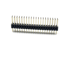 CONN HEADER <span class=keywords><strong>VERT</strong></span> 40POS 2.54MM longueur d'accouplement 6.0mm trou traversant 2 rangées connecteur mâle droit fabricant de circuits imprimés - Product Image 5