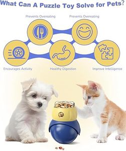 <span class=keywords><strong>Jouet</strong></span> interactif d'intérieur pour animaux <span class=keywords><strong>de</strong></span> compagnie, <span class=keywords><strong>distributeur</strong></span> <span class=keywords><strong>de</strong></span> nourriture pour <span class=keywords><strong>chat</strong></span> et chien, puzzle anti-stress - Product Image 2
