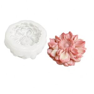 NUEVO MOLDE DE SILICONA CON FORMA DE GIRASOL para Hacer VELAS AROMÁTICAS - Product Image 2