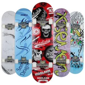 skateboard 2 jahre alt Suppliers-Förderung Preis Günstige PU Rad Ahorn Skateboard für Kinder Anfänger Skateboard