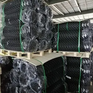 6 Foot Black Cyclone Wire Chain Link Fence Mesh Roll Price