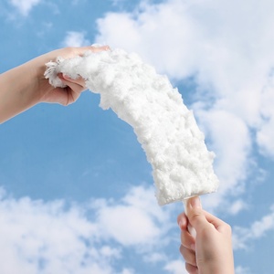 New Customized Household <b>Duster</b> Dusting Kit White Underbed <b>Floor</b> Cleaning Tool With Flexible Pp Handle - Product Image 3