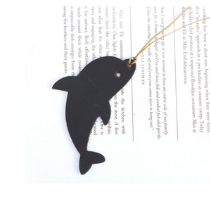 Genuine Leather Artistic <b>Bookmarks</b>, Creative <b>Bookmark</b> Gifts, DIY Dolphin Divider Labels, Advertising <b>Bookmarks</b> - Product Image 2