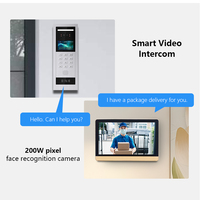 Generación de Código PIN y Contraseña Temporal, Sistema de Intercomunicación Tuya, Intercomunicador IP SIP de 7 Pulgadas para Acceso de Visitantes