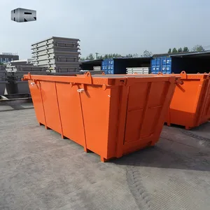 2-10 CBM merrel skip containers steel scrap bins truck recycling skip bins for sale