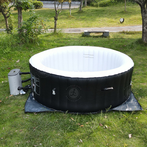 <span class=keywords><strong>Precio</strong></span> de fábrica <span class=keywords><strong>Inflable</strong></span> de lujo al aire libre Spa Calefacción Burbuja Masaje Piscina Grado superior Bañera de hidromasaje Piscina sobre el suelo Piscina Spa - Product Image 1