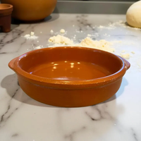 Bol à tapas en terre cuite artisanal, écologique, moderne, avec revêtement multicouche, compatible induction, passe au lave-vaisselle, ensemble de vaisselle