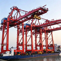 Grue STS de 40 à 65 tonnes, grue conteneurisée embarquée/débarquée de 80 tonnes pour terminal portuaire - Montée sur rail, normes CE ISO FEM
