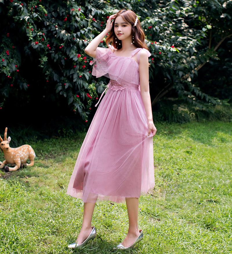 Bride Guests Beautiful Off Shoulder Short Sleeve Bridesmaid Dresses  PromWedding Party Dress| Alibaba.com