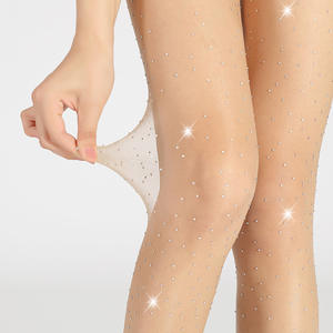 Collants ultra fins en cristal sexy, transparents, brillants, <span class=keywords><strong>semi</strong></span>-opaques, collants brillants sans couture pour femmes - Product Image 5