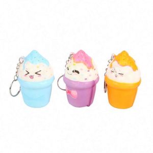 Hot Best Selling Small Keychain Squishy Toys Pu Foam for Automotive Parties Promotional Welcome Gifts Trade Show Giveaways - Product Image 1