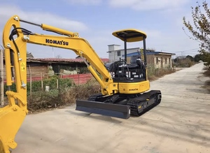 รถขุดมือสองญี่ปุ่น Komatsu PC35Mr ขนาด 3.5 ตัน รถขุดขนาดเล็ก Komatsu PC35 พร้อมหัวเจาะแบบมีหัวหนีบและหัวเบรกเกอร์ - Product Image 2