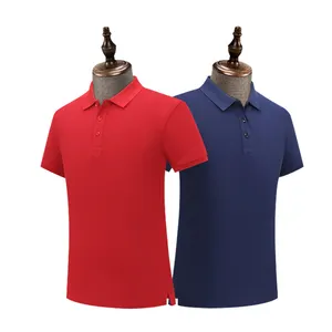 夏の新しいラペルPOLOシャツ半袖Tシャツ文化シャツ作業服プリントロゴワード画像広告シャツ