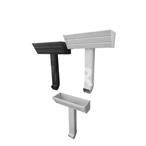 facile installare downspout grondaia pvc per le acque piovane di collettore