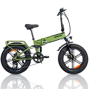 Venta al por mayor PASELEC PX6 bicicleta eléctrica plegable 4 pulgadas neumático grueso bicicleta plegable e bike