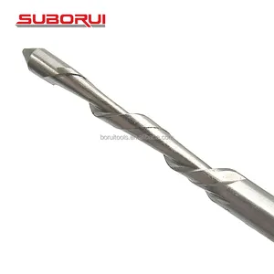 SUBORUI matkap ucu üretici HSS Spiral kesme çelik 1/4 1/8 3/16 inç kılavuz noktası ucu Spiral alçıpan yönlendirici matkap ucu kesip