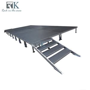 Scène de scène en aluminium à quatre pieds antidérapante, hauteur réglable, vente de scène - Product Image 2