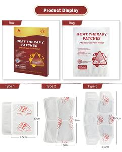 Parches de terapia de calor de carbón activo OEM para aliviar el dolor menstrual suministro a granel para aliviar el cólico del abdomen - Product Image 3
