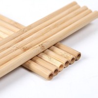 Pailles à boire en bambou réutilisables écologiques, biodégradables, alternative durable au plastique pour les bars, les hôtels, les fêtes, vente en gros