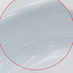 Bol d'alimentation en mélamine pour enfants de 420 ml avec mesures en relief et trou de suspension - Product Image 5