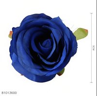 Têtes de roses artificielles ivoire sans tige, roses artificielles pour l'artisanat, la décoration de mariage et de fête