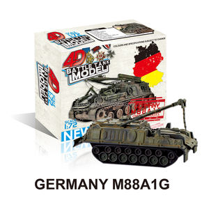 Seconde guerre mondiale 8 styles en plastique bloc de construction réservoir puzzle modèle armée militaire assembler <span class=keywords><strong>des</strong></span> jouets de char de combat - Product Image 4