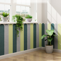 Venta al por mayor 3D XPE espuma Peel Stick pegatina de pared papel pintado autoadhesivo para la decoración del hogar arte de pared decorativo suave