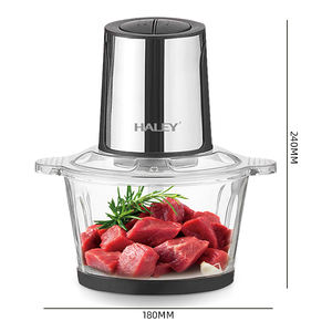 HALEY Fabricantes Cocina Hogar Vegetal Carne Picadora Procesador de alimentos Acero inoxidable 2L 3L 5L Picadora Picadoras de carne eléctricas - Product Image 6