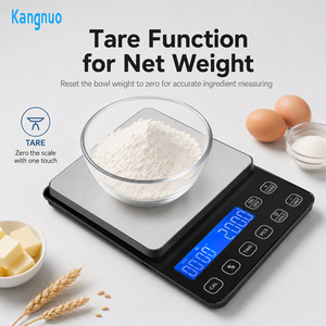 Balance de cuisine numérique électrique à écran LCD rétroéclairé bleu, avec fonctions de tare et de commutation d'unité (PCS), en promotion - Product Image 1