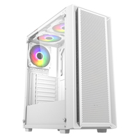 OEM/ODM WANKANG Aluminum Alloy Premium-Quality Mid Tower PC Chassis ATX/M-ATX/ITX Compatible Gaming Rigs Black
