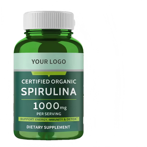 Bozewon 1000mg <span class=keywords><strong>Spiruline</strong></span> Chlorelle Capsules OEM Marque Privée Fournisseur d'Usine Qualité Alimentaire Améliore l'Immunité & l'Énergie pour la Santé Cardiaque - Product Image 1