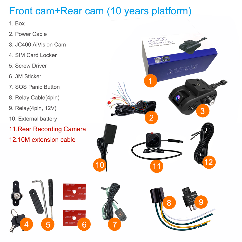 Rearcam 10 ans app