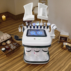 High Frequency Comprehensive Skin Management Device New 9 1 Hydra Dermabrasion Jet Peel IT Deep Cleaning Firming Wrinkles Head - Product Image 1
