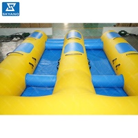Bateau gonflable Poisson Volant résistant à l'usure, tube banane tractable en PVC renforcé, bateau de ski nautique gonflable pour jeux aquatiques