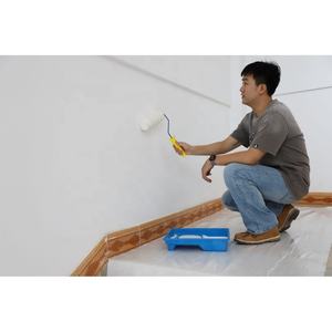 Bâche de protection temporaire robuste en polypropylène et polyester non tissé avec film PE pour rénovation, tapis de protection de sol en <span class=keywords><strong>papier</strong></span> - Product Image 6