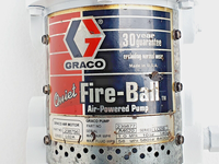 Équipement électrique 239877 Pompe à graisse pneumatique, Fire-ball, 8400 Psi/560 Bar pour seau de 22,5 kg 1 Plc Products