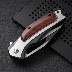 Cuchillo plegable BK multifuncional de alta dureza, herramienta portátil de autodefensa para el hogar y exteriores - Product Image 2