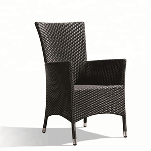 Chaises <span class=keywords><strong>de</strong></span> salle à manger d'extérieur en osier et rotin <span class=keywords><strong>noir</strong></span> Chaises longues en rotin - Product Image 3