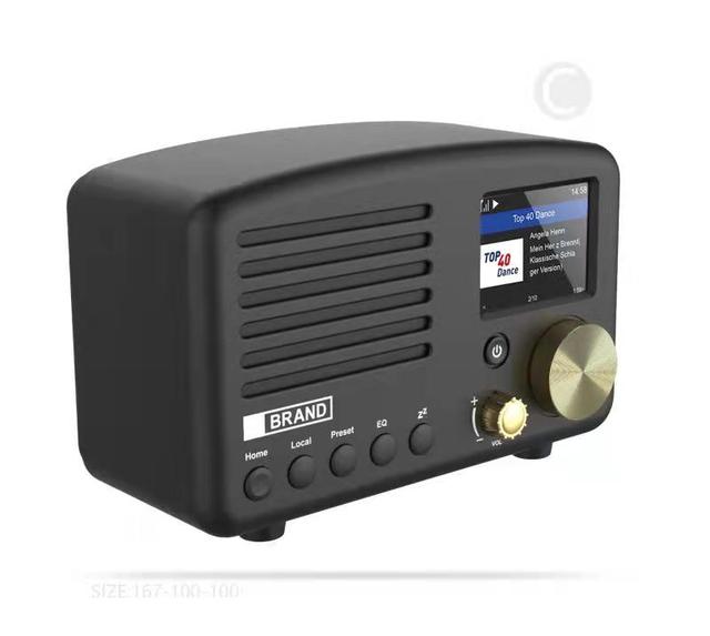 Electronics Table Digital Alarm Pocket Wifi Radio Receiver Internet Radio Broadcast Custom