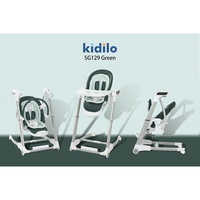 Chaise de croissance multifonctionnelle Kidilo Table à manger et chaise pliables pour bébé à usage domestique en plastique durable