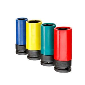 GEDORE - 2790831 Jeu de douilles longues à impact 1/2 ''avec manchon de protection (4 pièces) -EAN 4010886937426 IMPACT SOCKETS ET ACCESSOIRES - Product Image 1